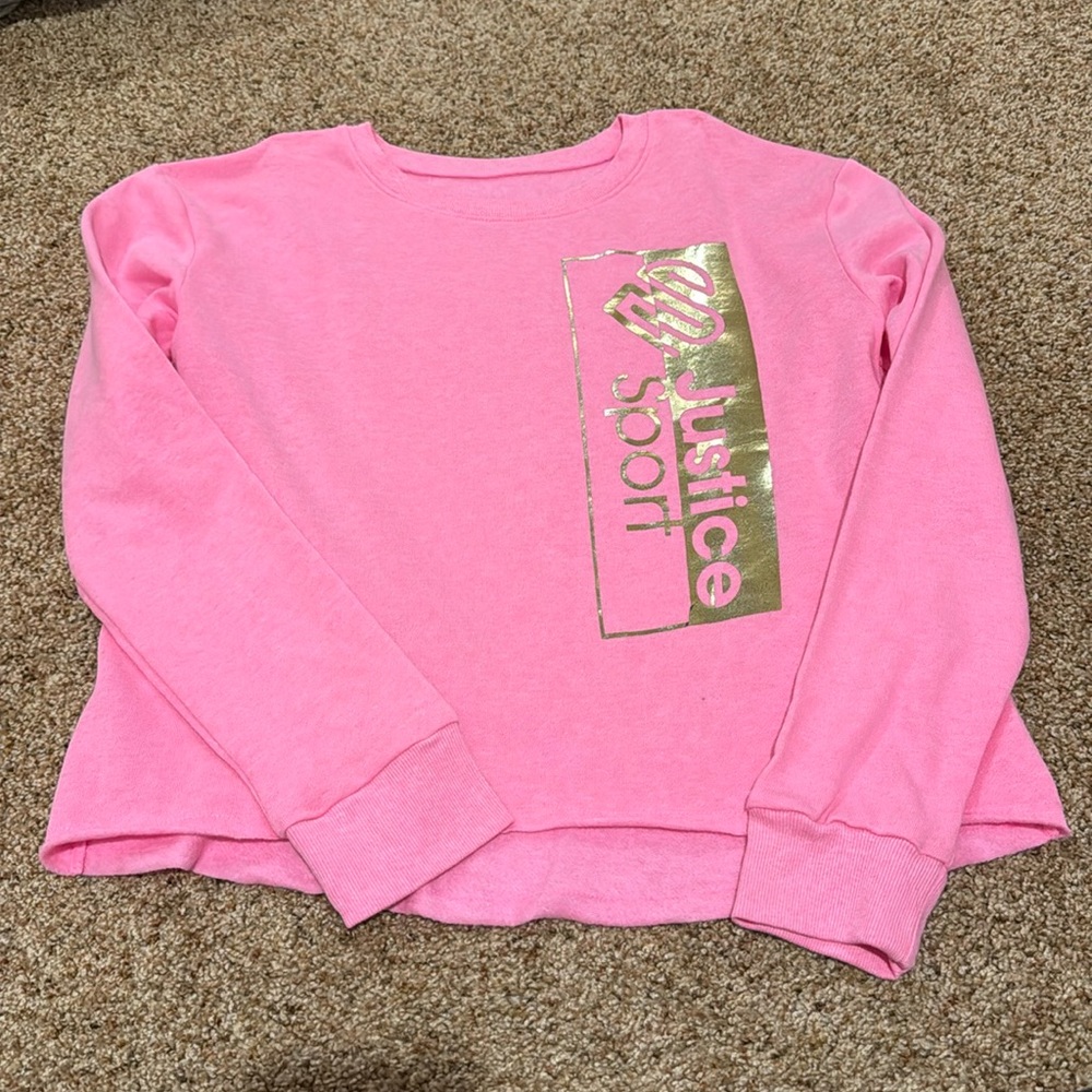 Justice Girls Crewneck/Sweatshirt Cropped